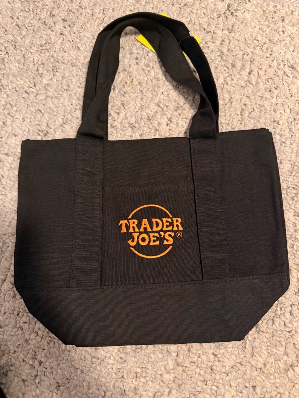 Black Trader Joeโs Canvas Mini-Tote
